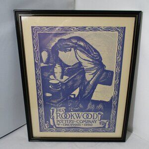 Vintage Ad Advertising Framed Print Picture Rookwood Pottery Company Cinti Ohio